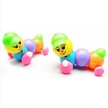 七彩毛毛虫上链玩具，儿童玩具批发，上链玩具