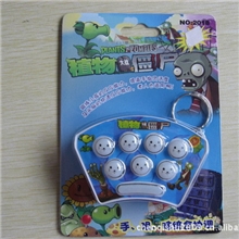 供应打地鼠钥匙扣掌上打地鼠植物大战僵尸36关红灯3关