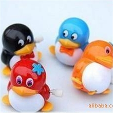 超可爱发条QQ企鹅/上链QQ/走路企鹅23.7