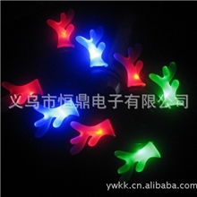 【厂家直销】龙角发光发夹鹿角闪光发夹圣诞节装饰道具头箍