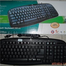 【厂家直供大量批发】罗技标准200键盘USB接口承接OEM