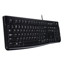 Logitech罗技K120电脑键盘USB有线键盘笔记本台式超薄静音键盘