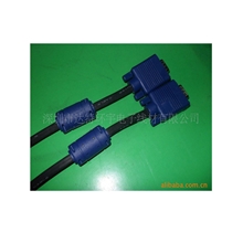 【质优价廉】vga线多用途vga线带双磁环齿形3+4至3+9vga线