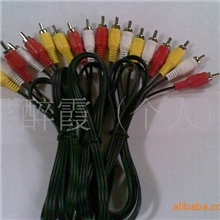 供应优质平头AV线视频线