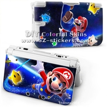 3DSXL水晶壳彩色卡通壳3DSLL游戏机保护壳马里奥蜘蛛侠猫