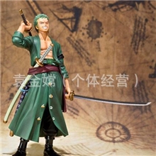 批发海贼王新世界索龙zero索隆-2年后海贼王盒装手办公仔玩具