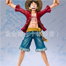 批发海贼王新世界路飞盒装手办2年后卡通周边人偶玩具手办