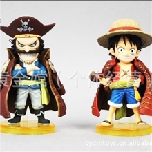 广东义丰玩具厂生产PVC海贼王WCF特别版路飞十罗杰公仔玩具手办