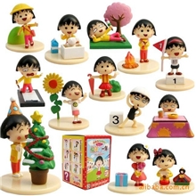 樱桃小丸子手办/愉快的一年/小丸子人偶