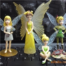 公仔手办动漫公仔迪士尼人偶花仙子tinkerbell全4种