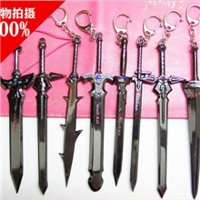 动漫周边8款刀剑神域刀扣动漫游戏周边产品款式齐全订制批发