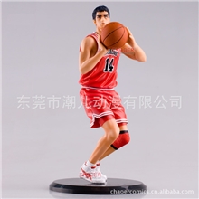 动漫影视周边公仔模型批发灌篮高手湘北三井寿8寸人偶