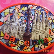 摆饰/风景冰箱贴/纪念收藏/巴塞罗那风景/300元(图)
