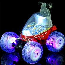 龙祥特技车超大遥控汽车充电耐摔翻滚翻斗车遥控车22CM豪华版