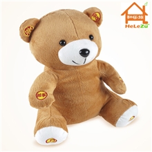 和乐熊智能和乐族棕绒皮皮熊益智玩具乐智多熊早教