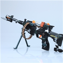 东发电动玩具枪狙击枪可发光仿真枪声冲锋手枪男孩儿童玩具