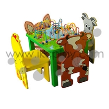 儿童农场桌椅系列木制家具/益智玩具/儿童游乐基础设施
