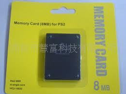 PS2记忆卡/PS2组装记忆卡/PS2组装记录卡/PS28M记忆卡/PS2记录卡