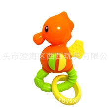 婴幼儿益智玩具海马摇铃玩具厂家直销