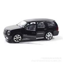 实丰玩具凯迪拉克授权合金回力2开门车模声光儿童玩具车批发