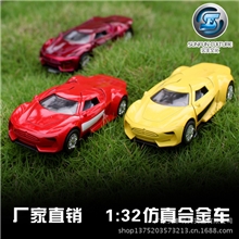 实丰出品雪铁龙GT儿童玩具合金回力车2开门声光音乐功能
