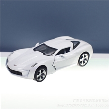 澄海实丰玩具雪佛兰延雷仿真合金车模回力声光功能合金车批发