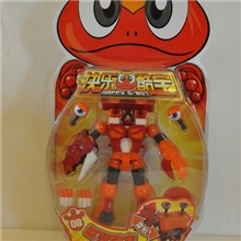 批发热销动漫儿童玩具快乐酷宝可爱儿童变形机器人巨蟹酷宝7508