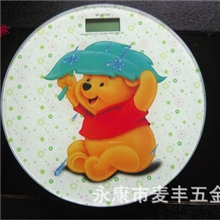 小额批发麦丰电子人体秤体重健康称玻璃浴室称贴纸体重计