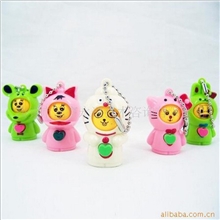 趣味玩具赠品批发变脸娃娃动漫变脸钥匙扣米奇唐老鸭手机挂件