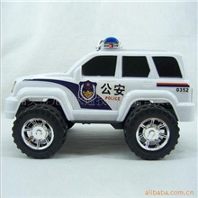 街头10元甩卖，展会促销玩具车惯性越野警车