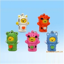 2元店玩具赠品趣味手机挂件五款卡通变脸玩具公仔变脸钥匙扣