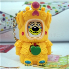 糖果饮料牛奶赠品玩具手机挂件小丑脸谱中国风变脸公仔钥匙扣