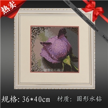 靓雅钻石画厂家diy钻石画批发3D钻石画滴水玫瑰多色可选BH-1004
