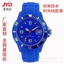 厂家直销ICE硅胶手表礼品硅胶表批发订做外贸爆款环保防水