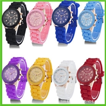 外贸热销新款手表女士手表硅胶手表geneva手表手表批发