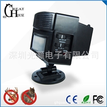 厂家供应大功率驱狗器多功能驱猫驱蛇驱鼠驱虫电子超声波驱狗器