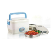 生产销售双层保温电子饭盒便当盒冷热保鲜饭盒塑料饭盒