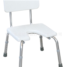 YDK48010佛山铝合金U型沐浴椅浴室防滑洗臀/洗澡/冲凉坐便椅