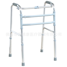 YDK68008铝合金带轮助行器可折叠可调高度老人助步器