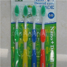 韩国NANO4P绿色软毛玉色牙刷江浙沪包物流运费