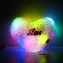 厂家批发创意产品梦幻七彩灯渐变发光抱枕led枕头个性发光玩具