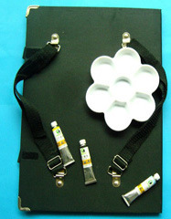 永烁供应中小学美术器材画夹画板画架调色盒教学仪器设备