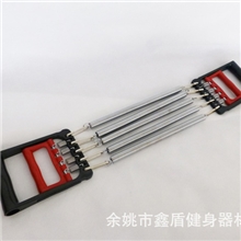 厂家供应二用/两用拉力器镀铬多功能握力器扩胸器健身器材
