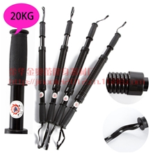 奥蕾厂家直销20kg黑直弹簧臂力器臂力棍臂力棒健身器材批发
