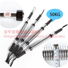 奥蕾厂家直销50kg电镀鼓形弹簧臂力器臂力棒臂力棍健身器批发