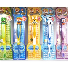 韩国进口儿童牙刷PORORO小企鹅牙刷3岁以上用软毛牙刷