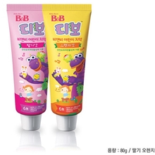 供应韩国口腔护理用品韩国进口儿童牙膏B&B牙膏草莓味橙子味