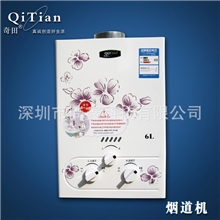 (厂家特供)奇田JSD12-6B烟道式燃气热水器液化气天然气热水器