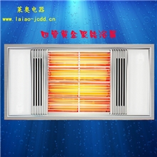 【特供款】四管黄金管碳纤维浴霸led照明集成吊顶厂家批发浴霸