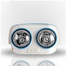 二灯壁挂式浴霸红外线柔光取暖灯泡